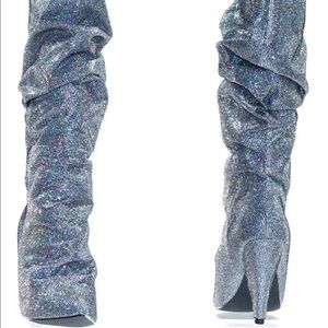 Glitter boots